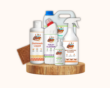 Complete range of Gleamsure products – eco-friendly home care from dishwash to handwash to floor cleaners