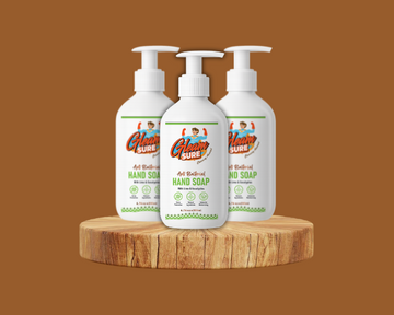 Gleamsure plant-based handwash – gentle on skin, enriched with aloe and coconut for everyday protection