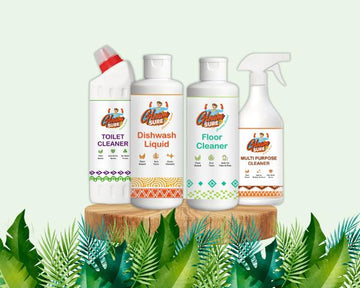 Gleamsure eco-friendly surface and toilet cleaners – plant-based, non-toxic solutions for a safer home