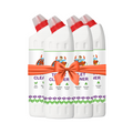 Family pack of 4 eco-friendly toilet cleaners – plant-based, biodegradable, and perfect for long-term home hygiene