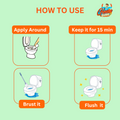How to use our plant-based toilet cleaner – easy 3-step process for a hygienic, sparkling clean toilet