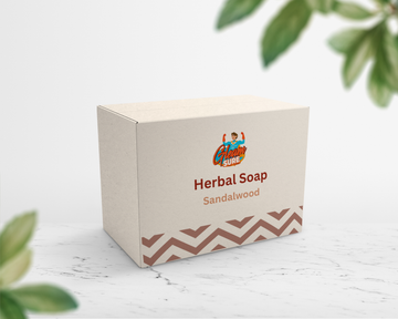 Saffron Sandal Herbal Soap | Brightening & Aromatic Cleanse